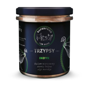 Happy Snacky TRZYPSY WIEPRZOWINA INDYK 72% mięsa 300g - mokra karma dla psa