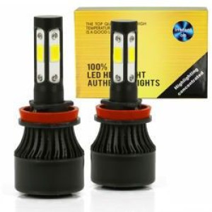 Zestaw żarówek LED H9 H11 S4 COB 80W 16000 lm