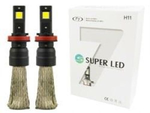 Zestaw żarówek LED H9 H11 F7 60W COB 16000lm