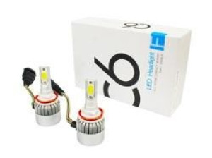 Zestaw żarówek LED H9 H11 C6 COB BridgeLUX™ 7600 lm