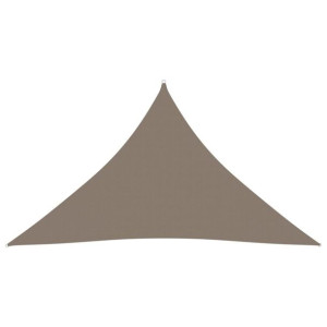 Lumarko Trójkątny żagiel ogrodowy, tkanina Oxford, 5x5x6 m, taupe
