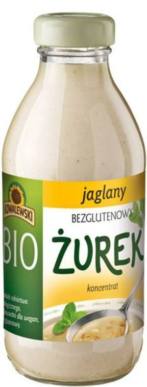 Żurek Jaglany Bezglutenowy Koncentrat BIO 320 ml - Kowalewski