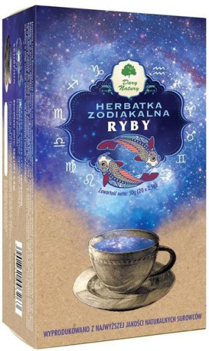 Herbatka zodiakalna Ryby 20 x 2,5 g - 50 g - Dary Natury