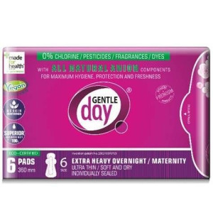Podpaski poporodowe z paskiem anionowym 6 sztuk - Gentle Day