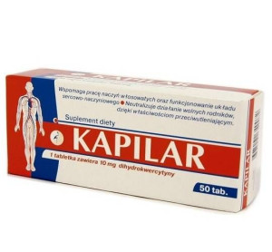 Kapilar 250 mg Suplement Diety - 50 tabletek - Alter Medica