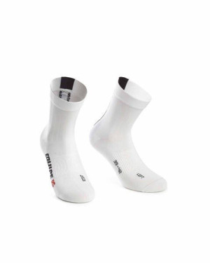 ASSOS Skarpetki rowerowe RS SOCKS Holy White