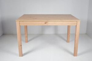 Stół rozkładany 120x80-240cm sonoma craft złoty
