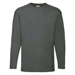 Koszulka męska Valueweight długi rękaw Fruit of the Loom Graphite 3XL