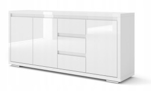 Komoda NORDIC BIANCO VIII lakier biały połysk cała