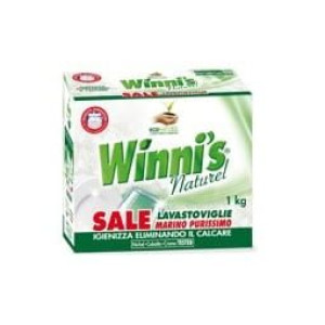 Winni's  Sól do zmywarek, czysta sól morska, 1 kg