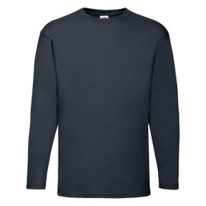 Koszulka męska Valueweight długi rękaw Fruit of the Loom Granatowy 3XL