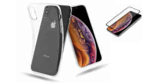 Etui transparent Iphone 7/8/SE2020 + Szkło hybryda