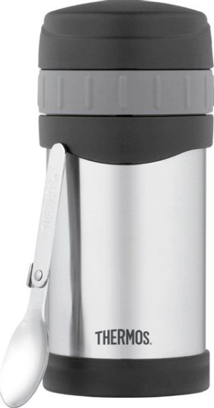 Termos obiadowy z łyżką 0,47 l Thermos - srebrny