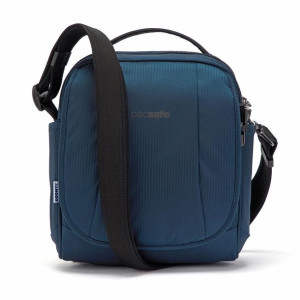 Torba na ramię antykradzieżowa Pacsafe Metrosafe LS200 - granatowa, z econy