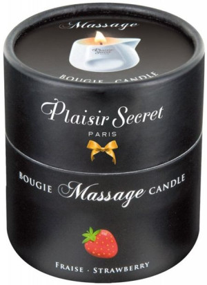Świeca do masażu Truskawka 80 ml Plaisir Secret