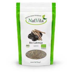 Lukrecja BIO korzeń drobno pocięty 270g NatVita