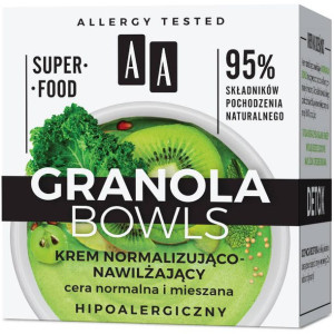 AA GRANOLA BOWLS krem nawilżający detox cera norm/miesz 50 ml