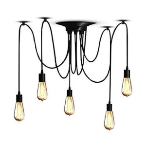 Lampa wisząca PAJĄK 5 opraw