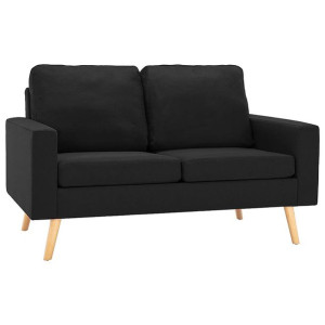 2-osobowa czarna sofa - Eroa 2Q