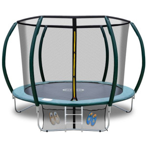 Trampolina Ogrodowa 252cm 8ft Z Siatką I Drabinką Fit-net