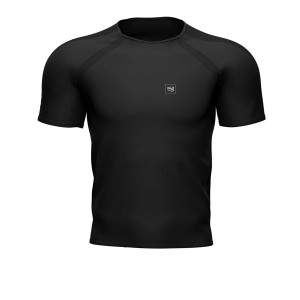 COMPRESSPORT Koszulka biegowa z krótkim rękawem TRAINING T-SHIRT SS czarna