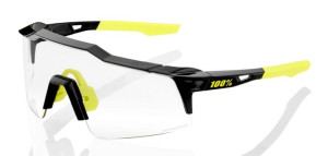 Okulary 100% SPEEDCRAFT SL Gloss Black - Photochromic Lens (Szkła Fotochrom