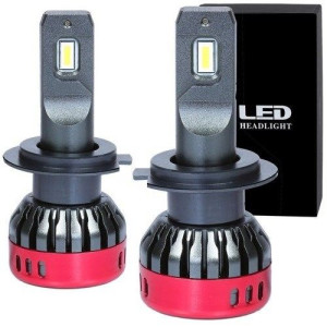 Zestaw żarówek LED H7 F6 CSP 100W 12V-24V