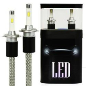 Zestaw żarówek LED H7 R4 80W 9600lm LUMILED LUXEON 12V-24V