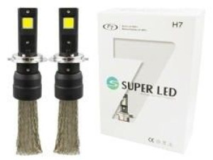 Zestaw żarówek LED H7 F7 60W COB 16000lm