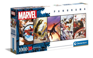 Puzzle 1000 el. Panorama Superbohaterie Marvel CLEMENTONI