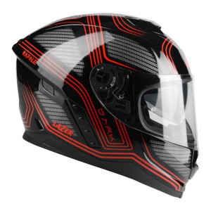 Kask Lazer Rafale Darkside Black/red Gratisy