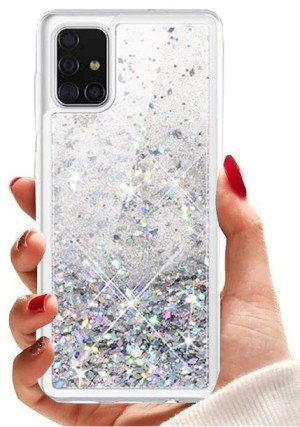 Etui LIQUID BROKAT do SAMSUNG GALAXY A51 +Szkło