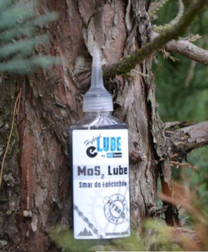 eLUBE MoS2 LUBE - olej do łańcucha z dwusiarczkiem molibdenu