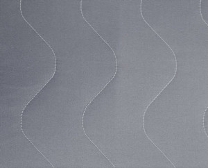 Pokrowiec Na Materac Pikowany Grey 130x190 Cm Szary