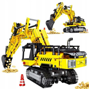 Klocki techniczne KOPARKA ruchome elementy 841 el TECHNIC