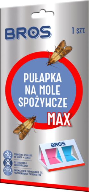 Lep pułapka na MOLE SPOŻYWCZE MAX 1szt. bros