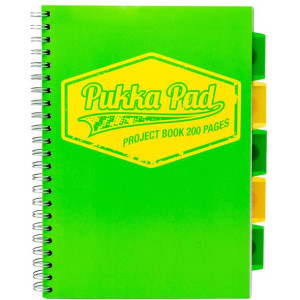 PUKKA PAD Kołozeszyt A4 Neon Zielony