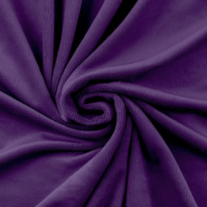 Polar Minky Gładki Passion Flower - Fiolet 380g