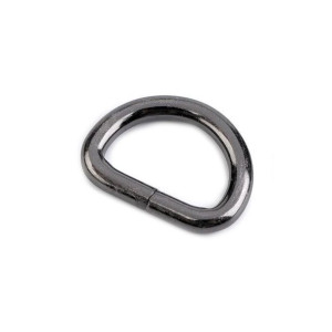 Półkole Metalowe 20 Mm - Czarny Nikiel 4 Mm