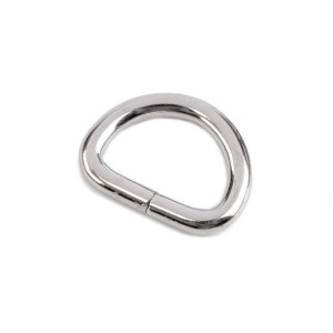 Półkole Metalowe 20 Mm - Nikiel 4 Mm