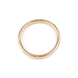 Kółko Metalowe 30 Mm Złote 3 Mm
