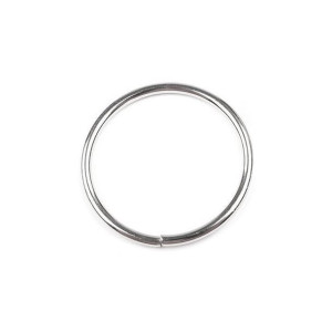 Kółko Metalowe 30 Mm Nikiel 3 Mm