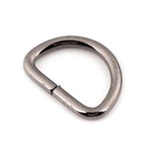 Półkole Metalowe 20 Mm - Czarny Nikiel 3 Mm