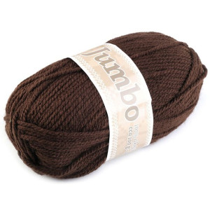 Włóczka Jumbo 100g - Brązowa