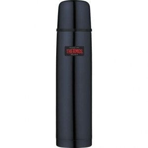 Termos z przyciskiem na nakrętce oraz z kubkiem Thermos 1l ciemnoniebieski