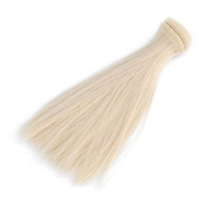 Włosy Dla Lalek Proste Blond 15 Cm