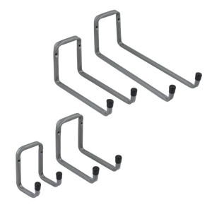 2x Hak ścienny garażowy - podwójny - H2U - 220x120