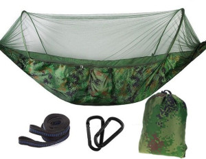 Hamak Z Moskitierą Podróżny Turystyczny Survival