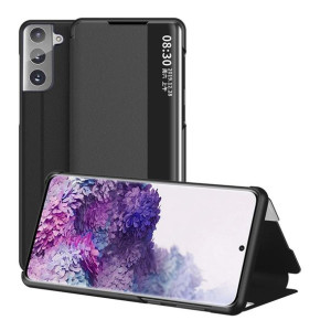 Etui SMART VIEW LEATHER do Samsung S21 +Szkło