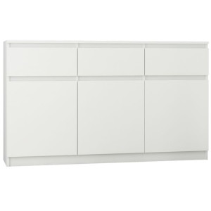 Komoda 98cm Szafka 3 Szuflady Biała Producent S-3